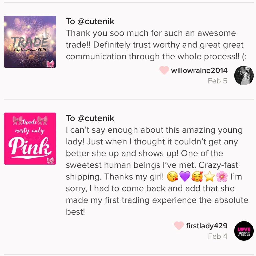 🎀Trade history🎀5⭐️honest trader🎀Like && share🎀 - Picture 5 of 8